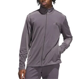 adidas Men's Dark Gray Lightweight Zip Jacket